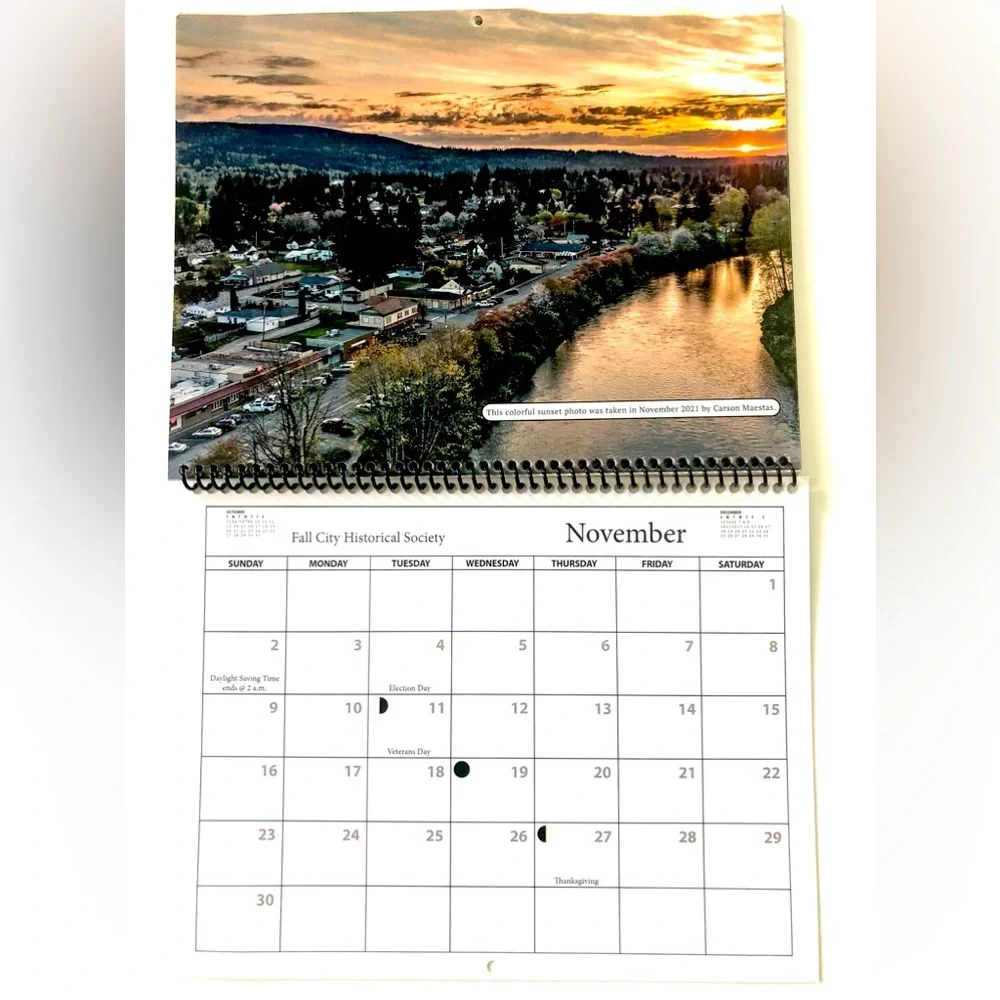 2025 Fall City Historical society Wall Calendar NEW Collectible Fall City, WA